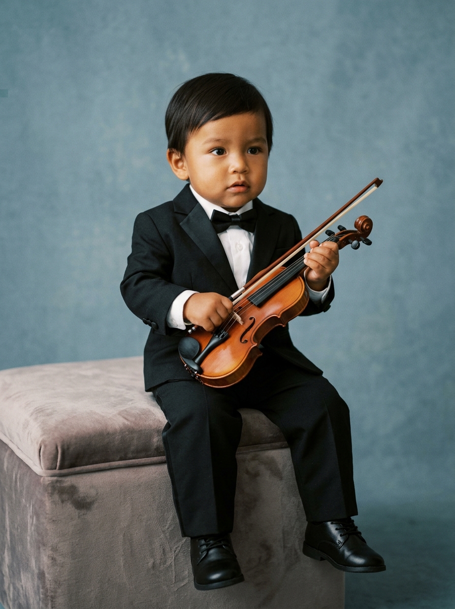 Ensaio Infantil Músico